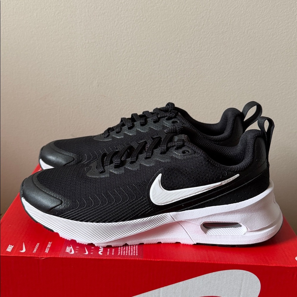 Nike Air Max Nuaxis Black White HF1233-001 Women’s Size 5.5 - Picture 2 of 6